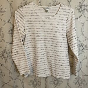 Christopher & Banks Women's Petite Long Sleeve Shirt Size P/S Multicolor